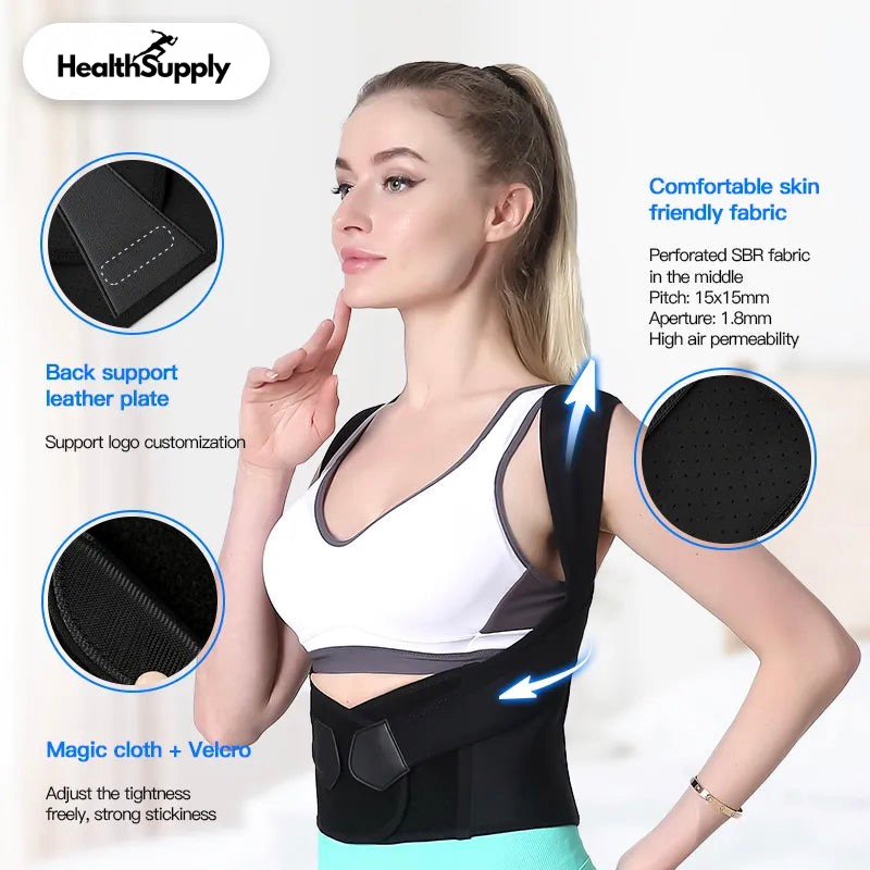 HealthSupply® Adjustable Posture Corrector