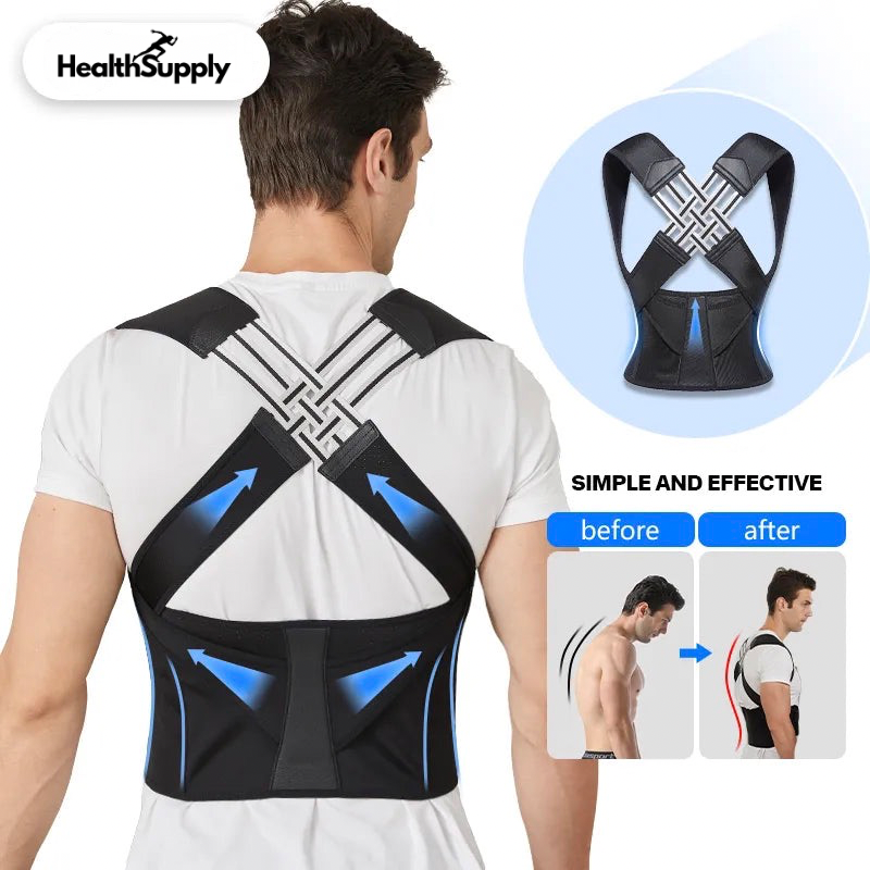HealthSupply® Adjustable Posture Corrector